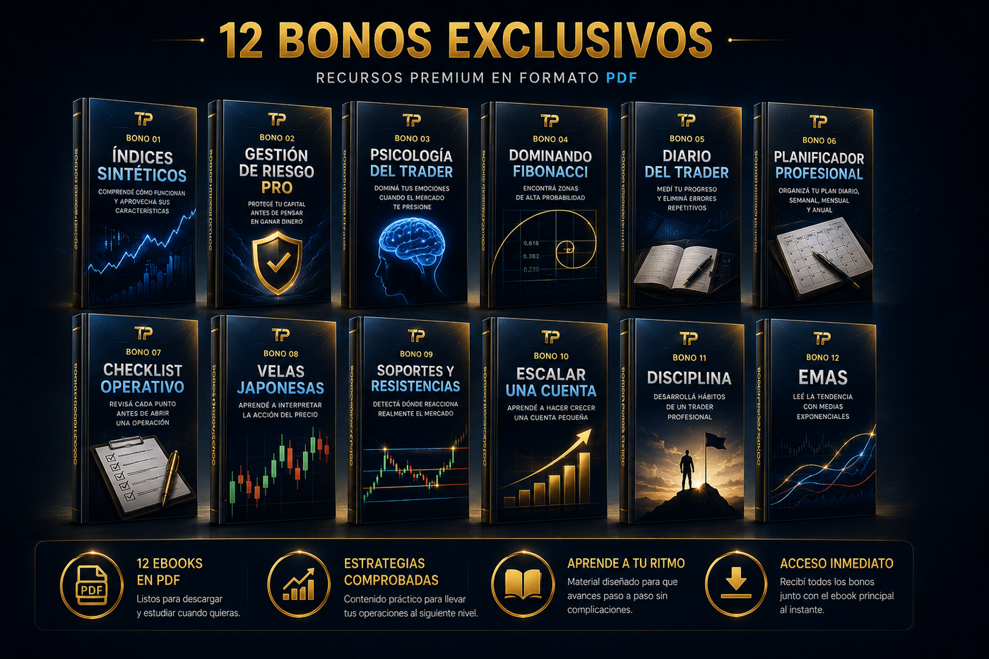 12 Bonos Exclusivos en PDF